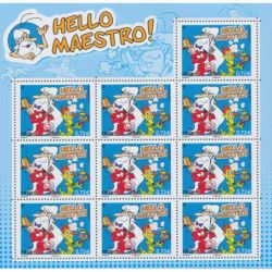 Bloc-feuillet de timbres N°139 Hello Maestro neuf**.