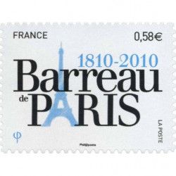 Timbre autoadhésif de France N°508 - Barreau de Paris.