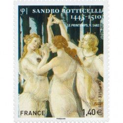 Timbre autoadhésif de France N°509 - S. Botticelli.