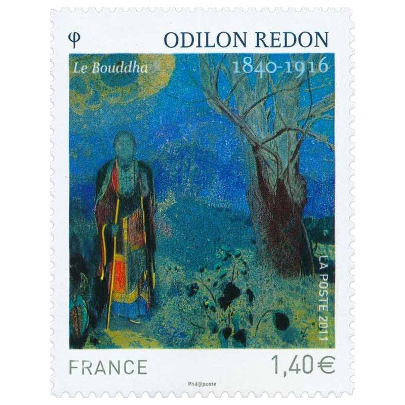 Timbre autoadhésif de France N°551 - Odilon Redon.