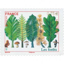 Timbre autoadhésif de France N°564 - Les forêts.