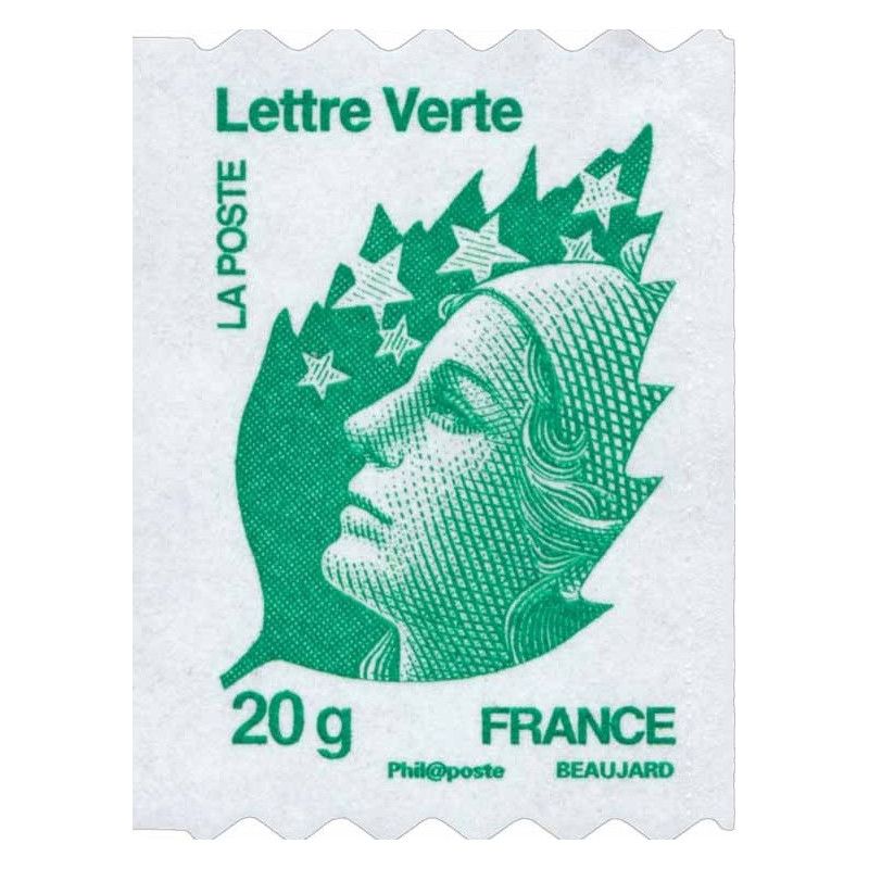 Timbre autoadhésif de France N°608 - Marianne de Beaujard.