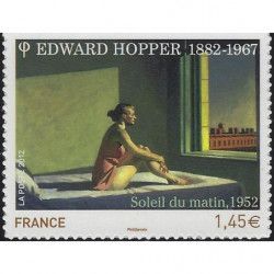 Timbre autoadhésif de France N°661A - Edward Hopper.