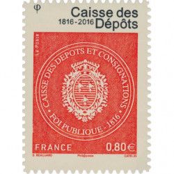 Timbre autoadhésif de France N°1269A - Caisse des Dépôts.