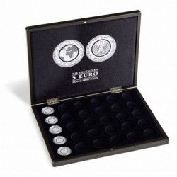 Coffret numismatique noir pour 30 pièces de 5 euros allemandes