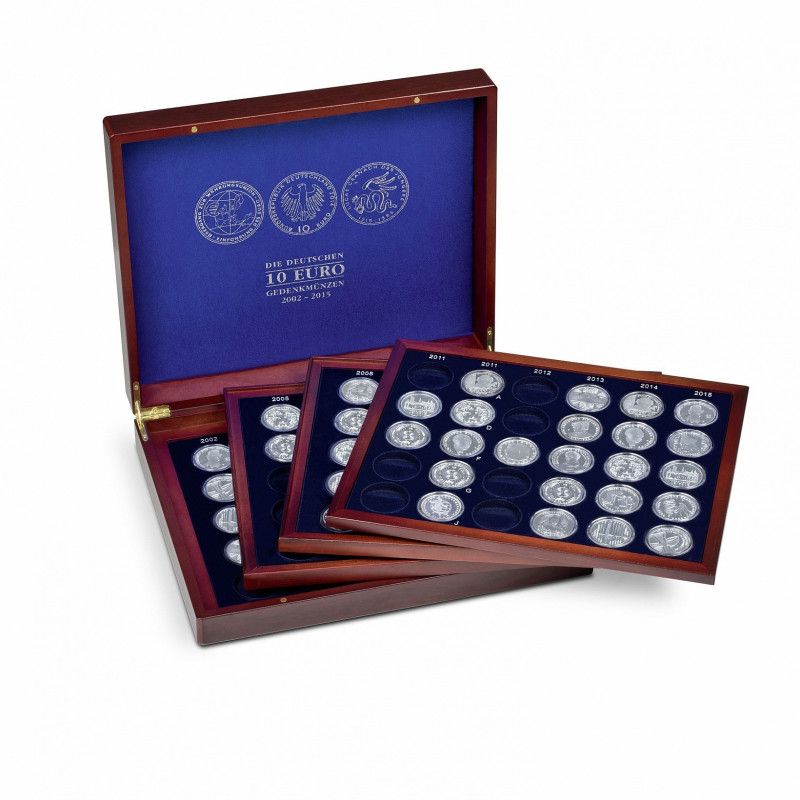 Coffret Volterra Quatro pour 104 pièces de 10 euros allemandes.