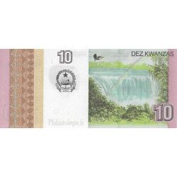 Angola 5 billets de banque neufs.
