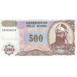 Azerbaïdjan 5 billets de banque neufs.