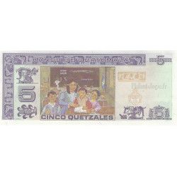 Guatemala 3 billets de banque neufs.
