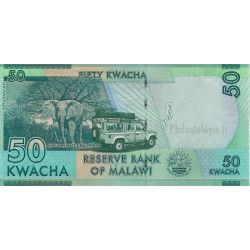 Malawi 5 billets de banque neufs.