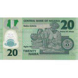 Nigeria 3 billets de banque neufs.