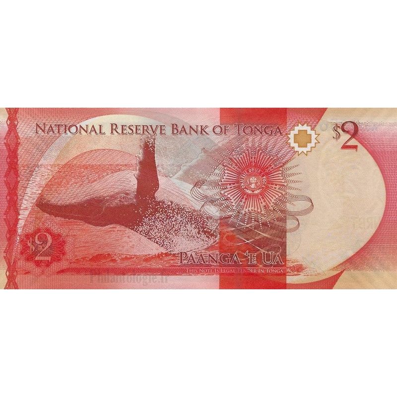 Tonga 3 billets de banque neufs.
