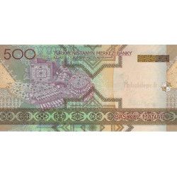 Turkménistan 5 billets de banque neufs.