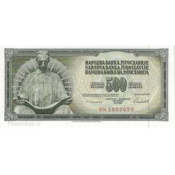 Yougoslavie 5 billets de banque neufs.