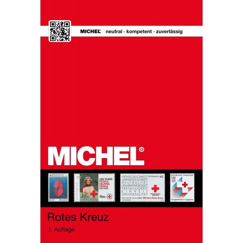 Catalogue Michel de cotation timbres Croix-Rouge.