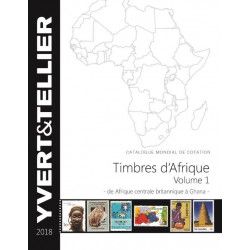 Catalogue Yvert de cotation timbres d'Afrique volume 1 édition 2018.