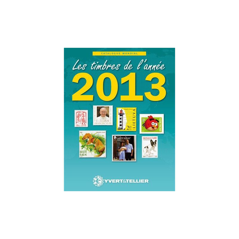 Catalogue Mondial des nouveautés de timbres 2013 en couleurs.