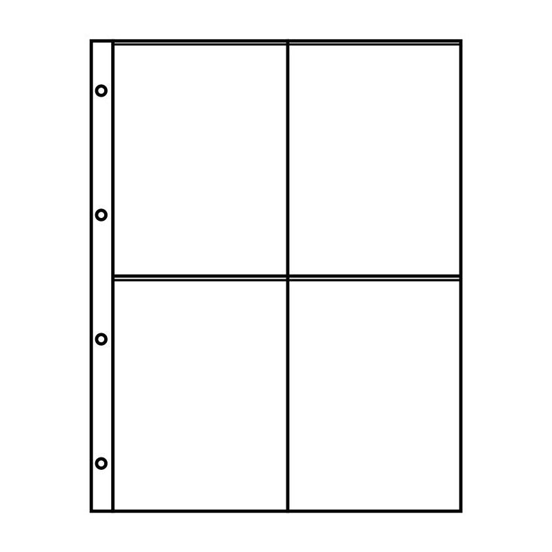 Feuille transparente Compact A4, Feuilles-classeur