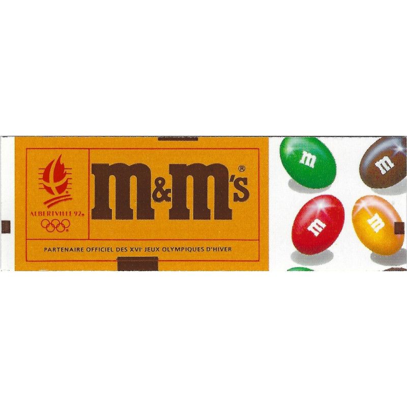 Carnet de 10 timbres Marianne de Briat - M&M's.