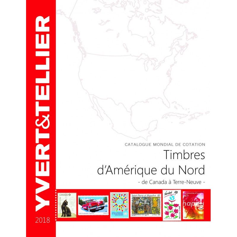 Catalogue Yvert de cotation timbres d'Amérique du nord Canada à Terre Neuve.