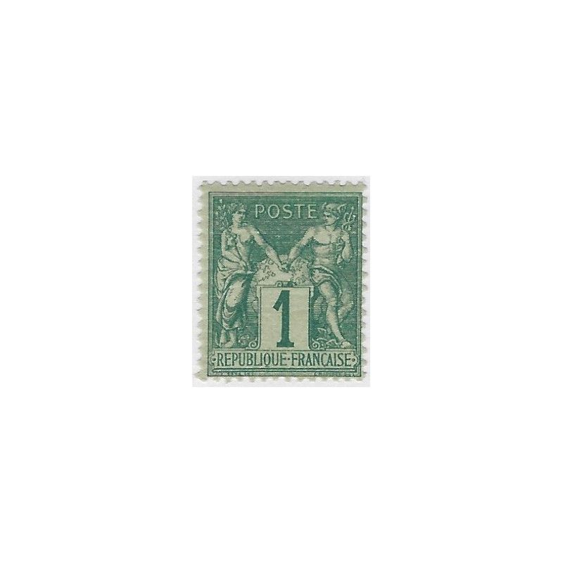 Type Sage timbre de France N°61 neuf*.