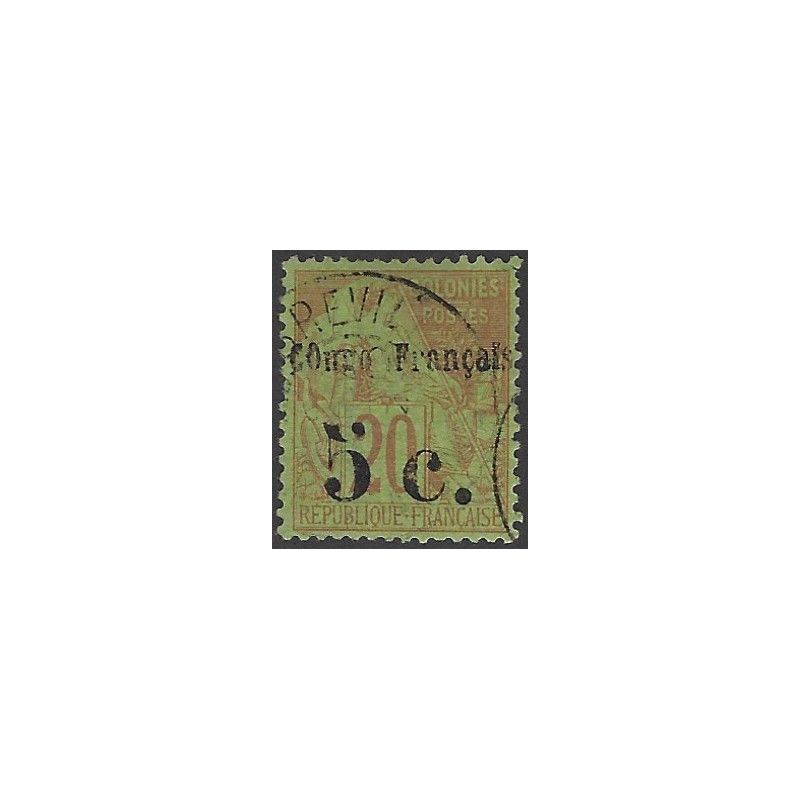 Congo français 1891 timbre N°3 oblitéré TB / SUP.