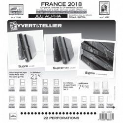 Jeux ALPHA France 2018 deuxième semestre sans pochettes de protection.