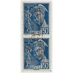 Timbre de guerre N°7 surcharge à la main Coudekerque neuf*.