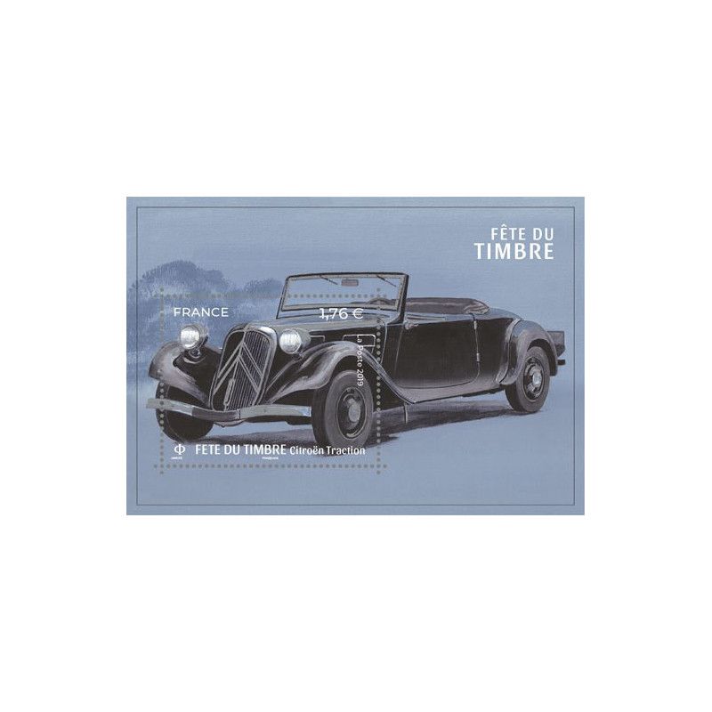 Feuillet de timbre Citroën Traction N°F5303 neuf**.