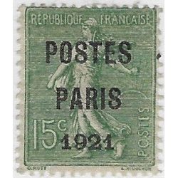 Timbre pré oblitéré de France N°28 neuf *.