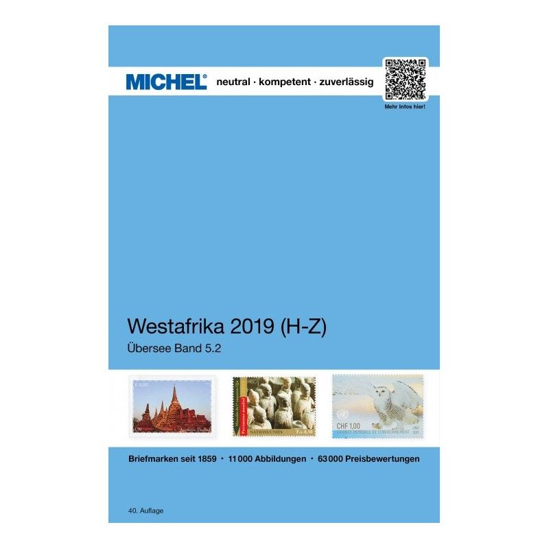 Catalogue Michel timbres Afrique de l'Ouest 2019 volume 2 (H-Z).