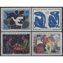 Musée imaginaire timbres de France N°1319-1322 série neuf**.