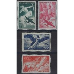 Timbres poste aérienne N°16-19 série mythologique neuf**.