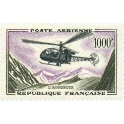 Timbre poste aérienne N°37 Alouette neuf**.