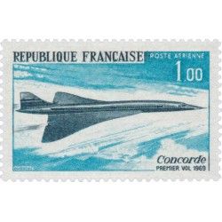 Timbre poste aérienne N°43 Concorde neuf**.