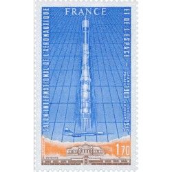 Timbre poste aérienne N°52 Fusée Ariane et Concorde neuf**.