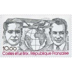 Timbre poste aérienne N°55 Breguet XIX GR neuf**.