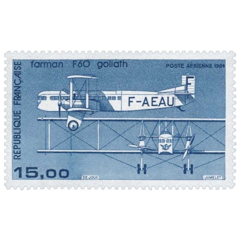 Timbre poste aérienne N°57 Farman Goliath F 60 neuf**.