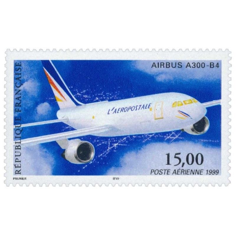 Timbre poste aérienne N°63 Airbus A300-B4 neuf**.