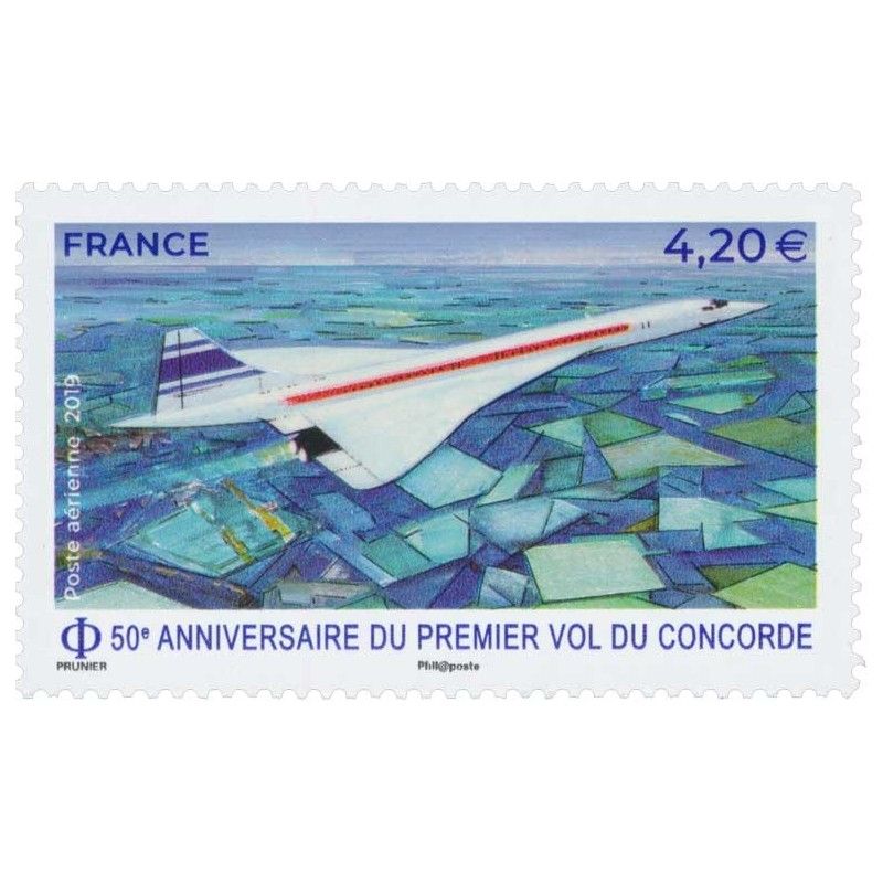 Timbre poste aérienne N°83 Concorde neuf**.