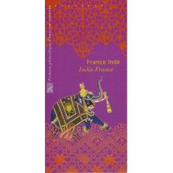 Pochette émission commune France - Inde 2003.