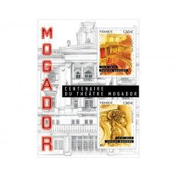 Feuillet de 2 timbres Théâtre Mogador F5313 neuf**.