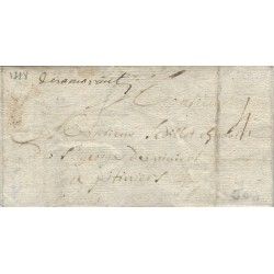 Marque postale manuscrite Romorantin sur lettre de 1718. RR