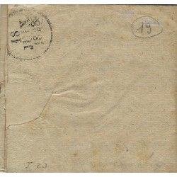 Marque postale AUBAGNE sur lettre de 1828 pour Aix.