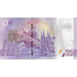 Billet Euro souvenir Grotte de la Cocalière 2019.