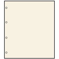 Feuilles neutres Safe chamois avec 4 perforations, format A4.