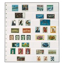 Feuilles-classeur Safe à 8 bandes pour timbres-poste.