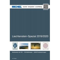 Catalogue de cotation Michel timbres de Liechtenstein spécialisé 2019-2020.