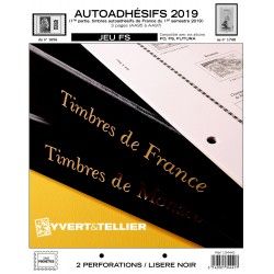 Jeux FS France timbres autoadhésifs 2019 premier semestre.