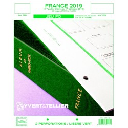 Jeux FO timbres de France 2019 premier semestre.